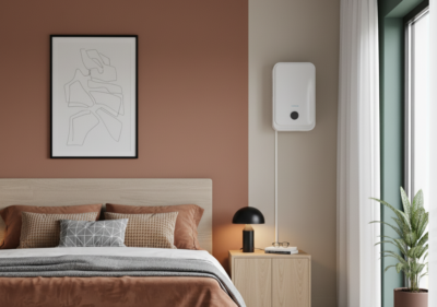 rekuperator zidni u spavaćoj sobi